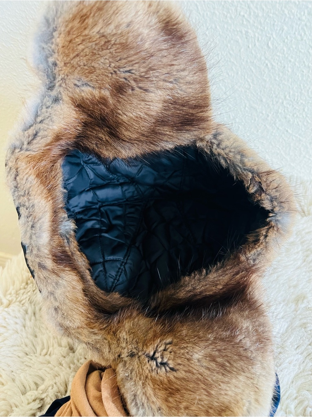 Vintage Natural Fur Trapper Hat – Unisex - Picture 7 of 8
